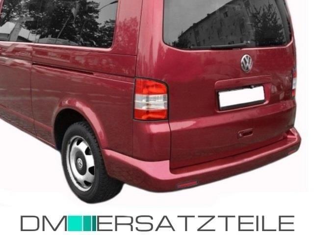 Für VW T5 Transporter Multivan Stoßstange hinten grundiert ohne PDC + MONTAGEKIT
