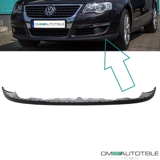 Frontspoiler Schwarz für Serien Stoßstange passt für VW Passat 3C ab 2005-2010