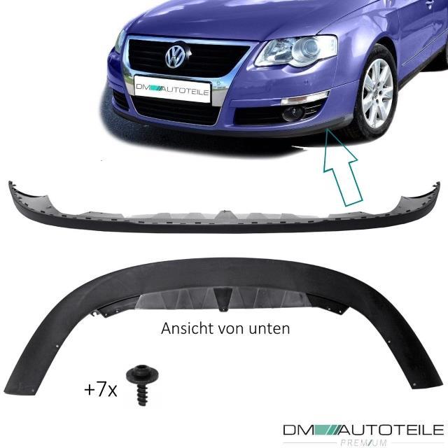 Stoßstange vorne für PDC ohne SRA + Spoiler + Schrauben passt für Set VW Passat 3C ab 05-10
