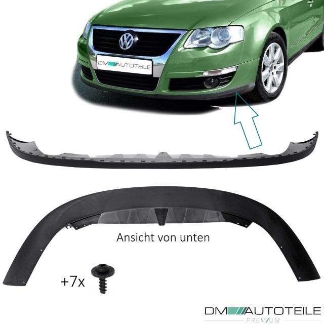Stoßstange vorne ohne PDC ohne SRA + Spoiler + Schrauben passt für VW Passat 3C ab 05-10