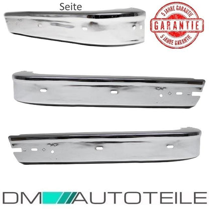 Ecken Stoßstange Hinten Ecke LINKS+RECHTS +passt für BMW E30 Chromleiste 82-87