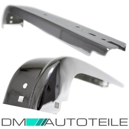 Ecken Stoßstange Hinten Ecke LINKS+RECHTS +passt für BMW E30 Chromleiste 82-87