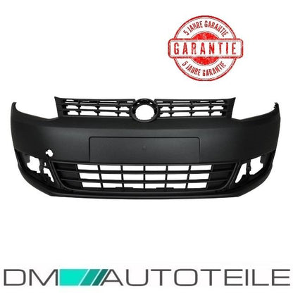 Einbaufertig Ersatz Stoßstange Vorne für VW Caddy III 2010-2015 Facelift Schwarz