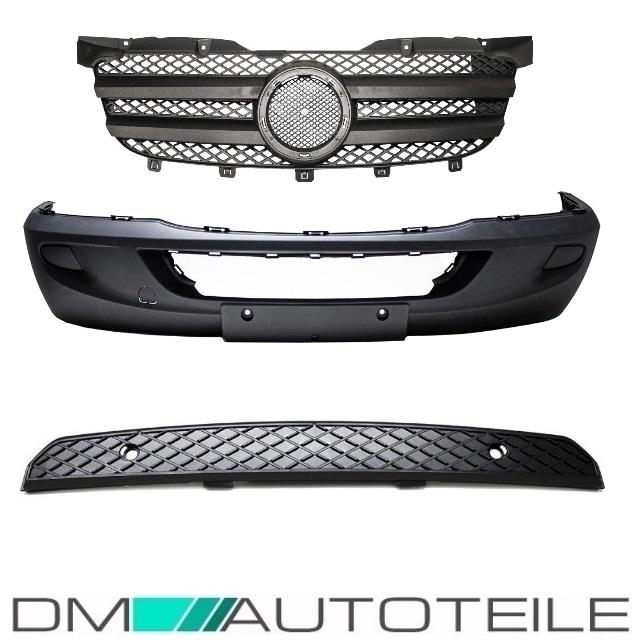 SET Mercedes Benz Sprinter 906 Stoßstange vorne + Kühlergrill u Gitter Bj. 06-13