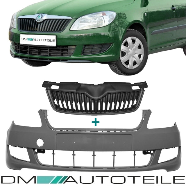 Facelift SET Stoßstange +Kühlergrill für Skoda Roomster Fabia 5J (542) 2010-2015