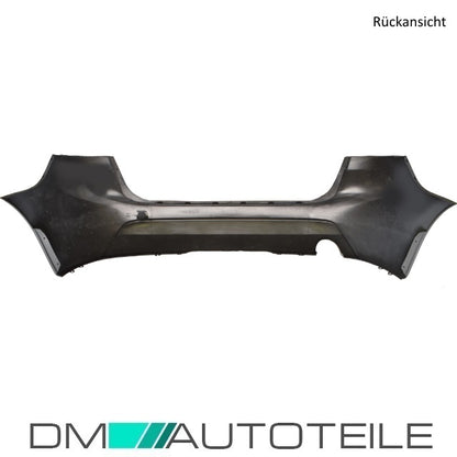 Stoßstange hinten grundiert ohne PDC PREMIUM passt für BMW 2er F45 / F46 Active Gran Tourer 14-18