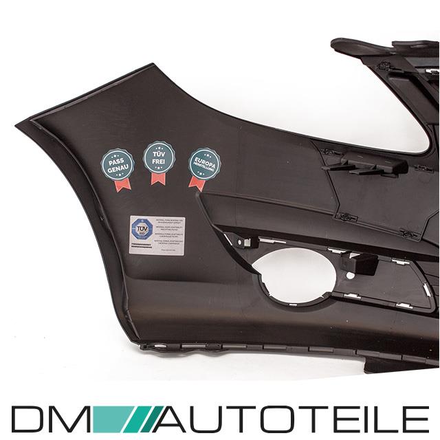 Stoßstange vorne grundiert + Gitter SET geschlossen passt für Opel Corsa D 06-11