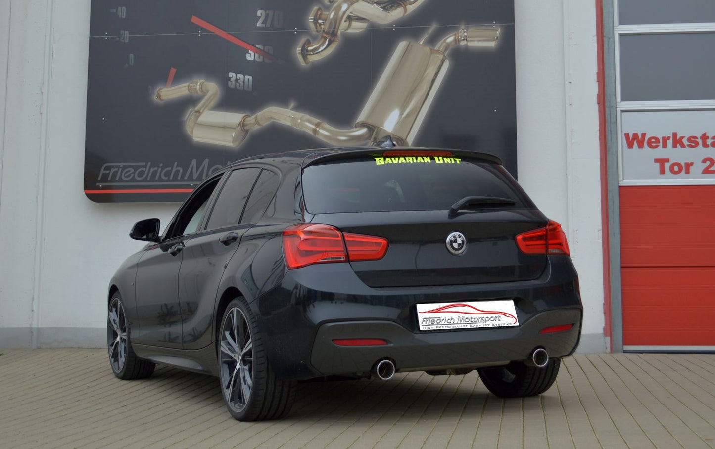 Friedrich Motorsport 90mm Duplex-Anlage BMW 1er F20/F21