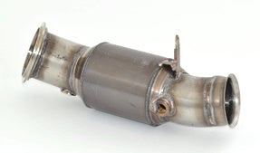 Friedrich Motorsport 90mm Downpipe mit 200 Zellen HJS Sport-Kat. Edelstahl