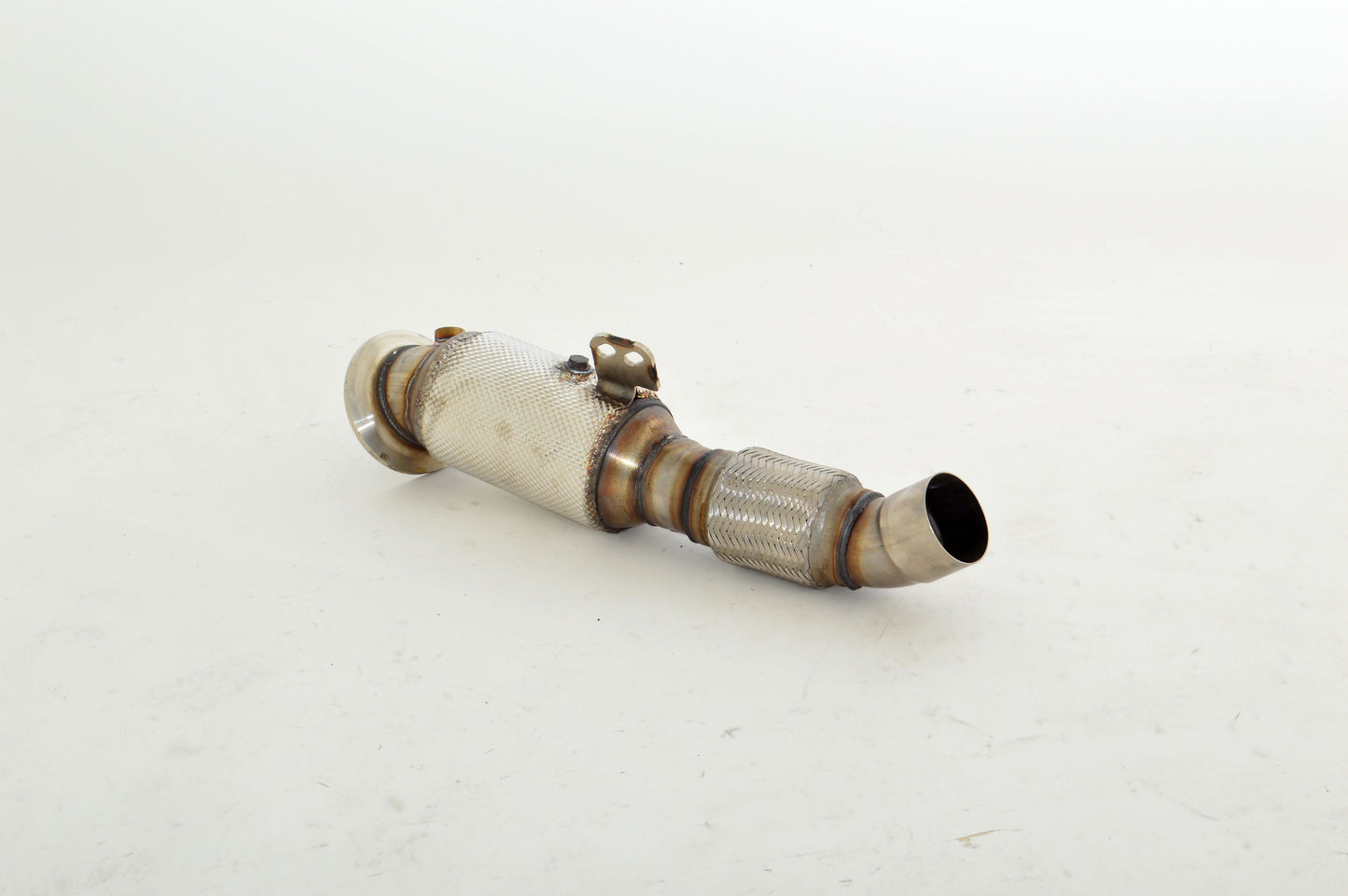 Friedrich Motorsport 90mm Downpipe mit 300 Zellen HJS Sport-Kat. Edelstahl