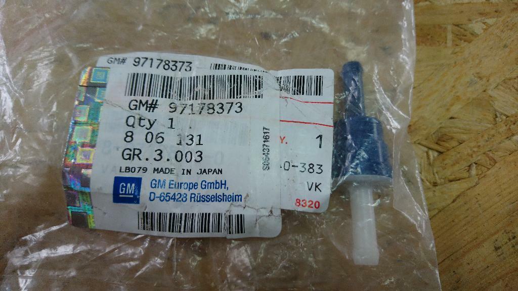 Frontera B Kraftstoffverdampfungskontrolle Ventil neu Original GM