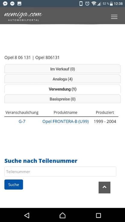 Frontera B Kraftstoffverdampfungsventil neu original GM