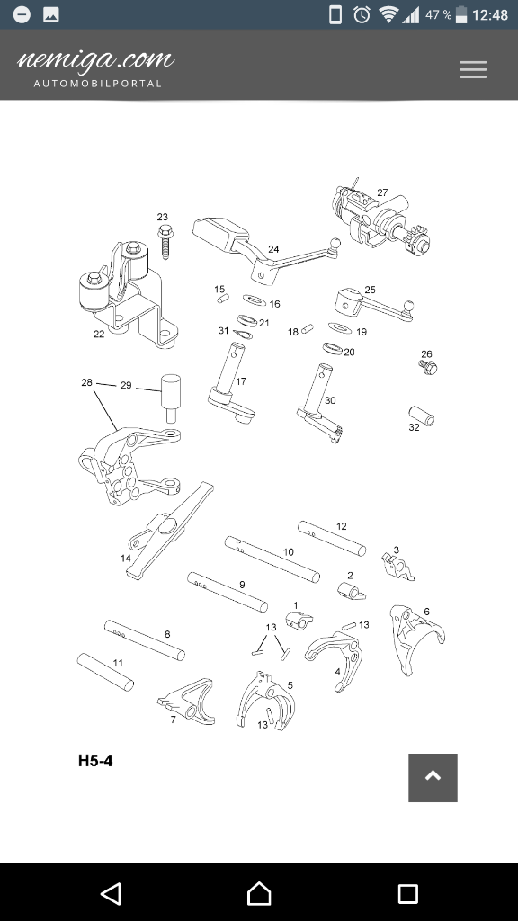 Vectra C Signum Schaltgabelstütze Schaltung neu original GM