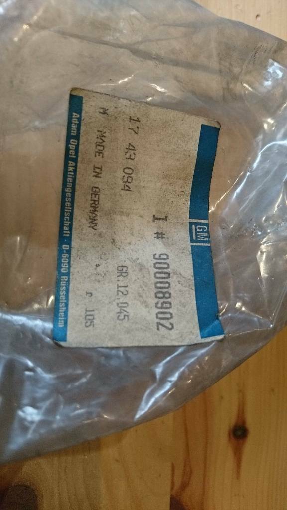 Ascona c Aschenbecher hinten grau neu original gm