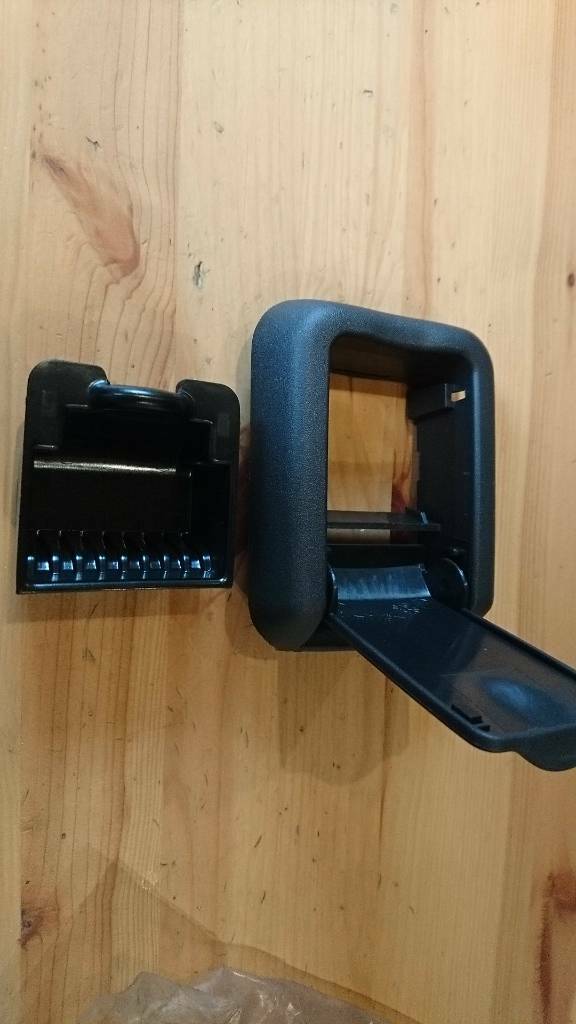 Corsa b tigra a Aschenbecher dunkel grau neu original gm
