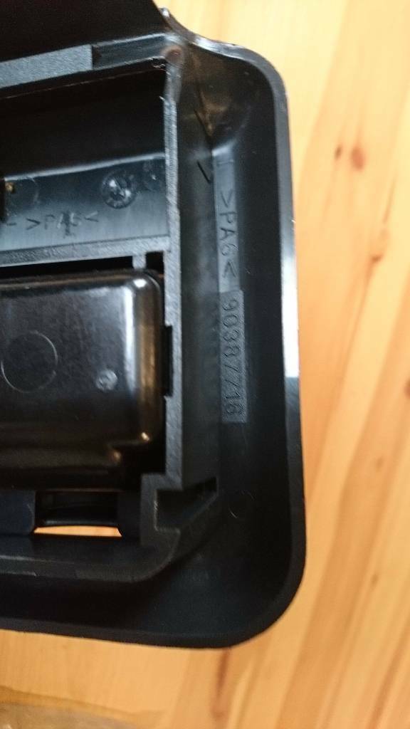 Corsa b tigra a Aschenbecher dunkel grau neu original gm