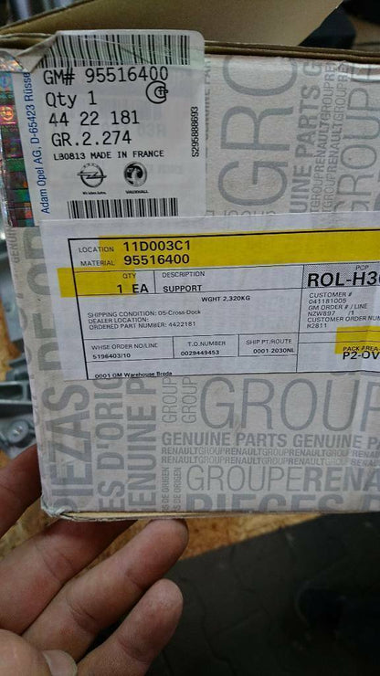 Movano B Limahalter Motorhalter neu original GM