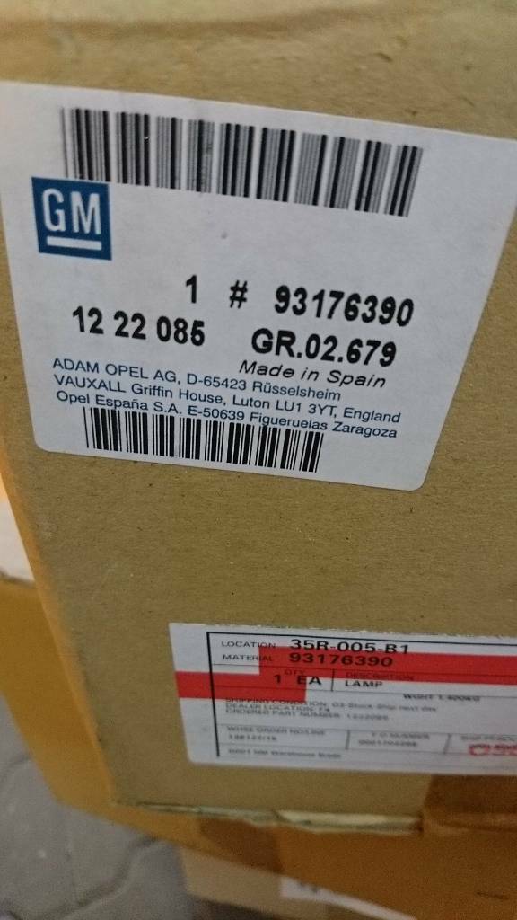 Opel Meriva A Rückleuchte links neu original GM