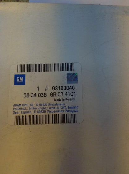 Bosch Luftfilter neu Original GM