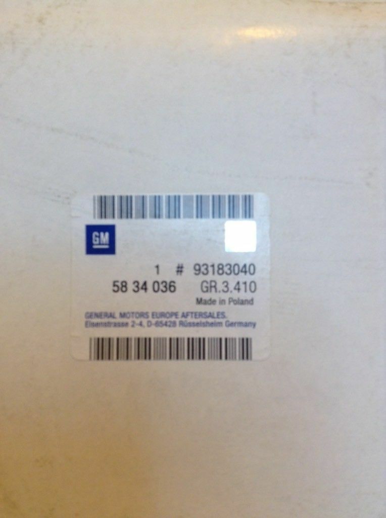 Bosch Luftfilter neu Original GM