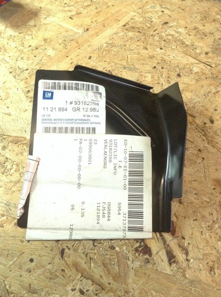 Opel Astra G Zafira A Schutzabdeckung hinten links neu original GM