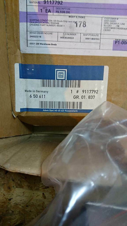 Vectra C Signum Astra G Zafira A Ölfiltergehäuse neu original GM