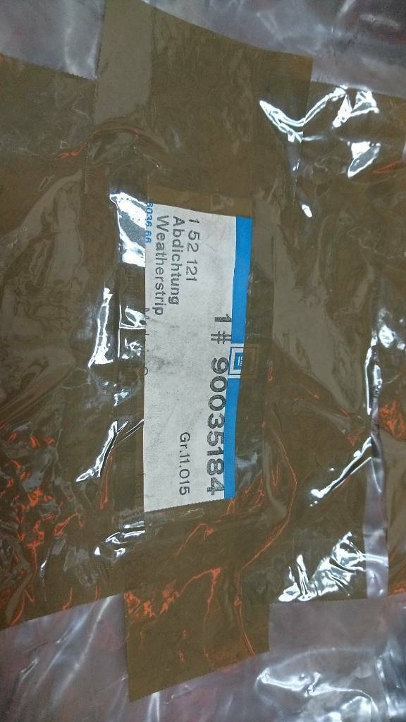 Ascona c Dichtung Seitenwand neu original gm