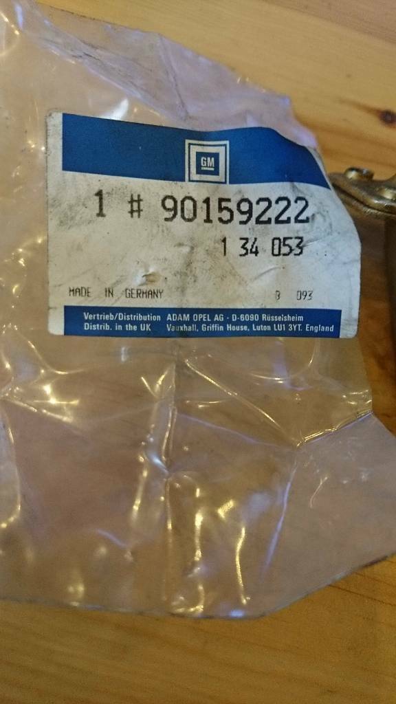 Kadett d kofferraumschloss neu original gm 90054000