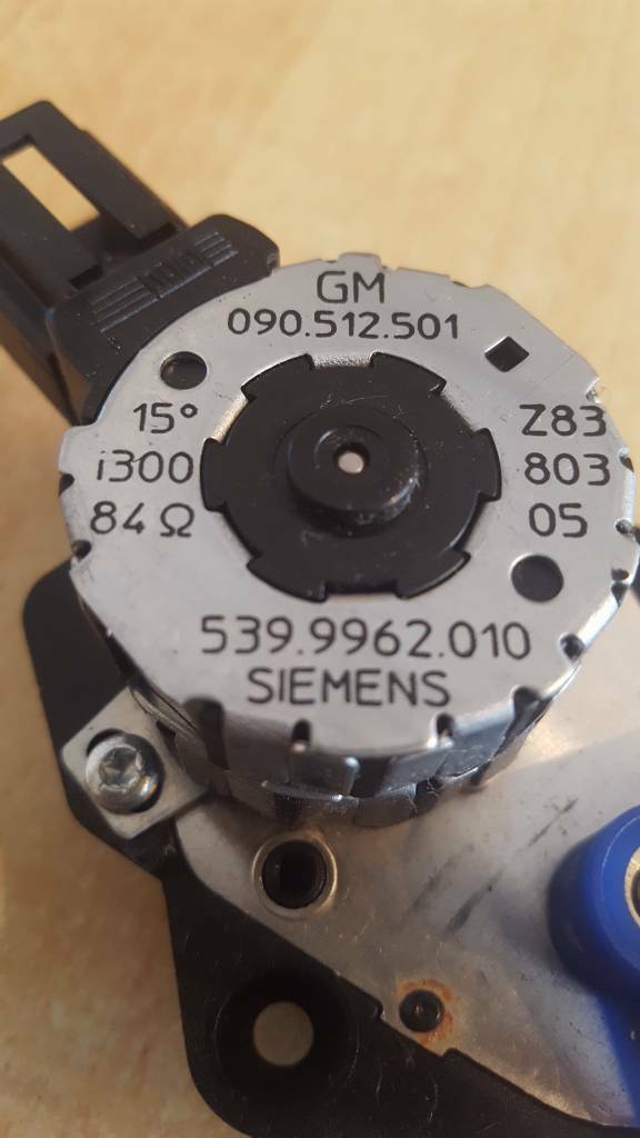 Opel Omega B Servomotor Luftabsperrklappe neu original GM
