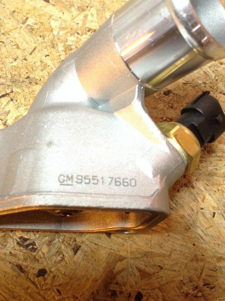 Opel Astra H Corsa C Tigra B Thermostat und Flansch neu Original