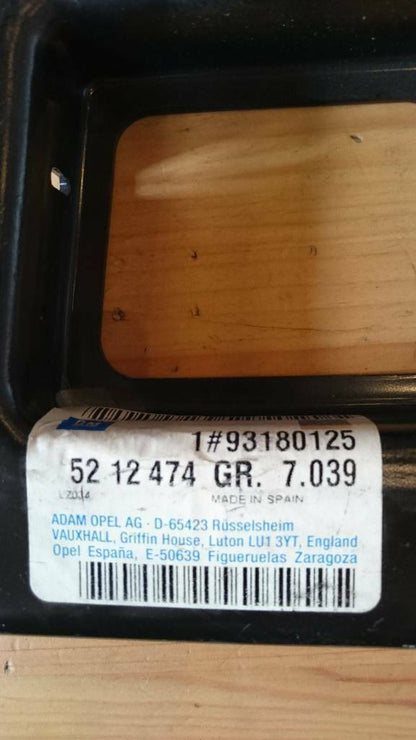 Opel Meriva A Platte Halter Aufprallschutz rechts neu original GM