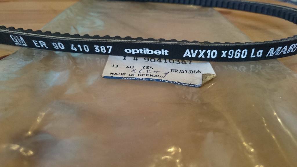 Omega A Senator B Keilrriemen 9,5x960mm Neu Original GM
