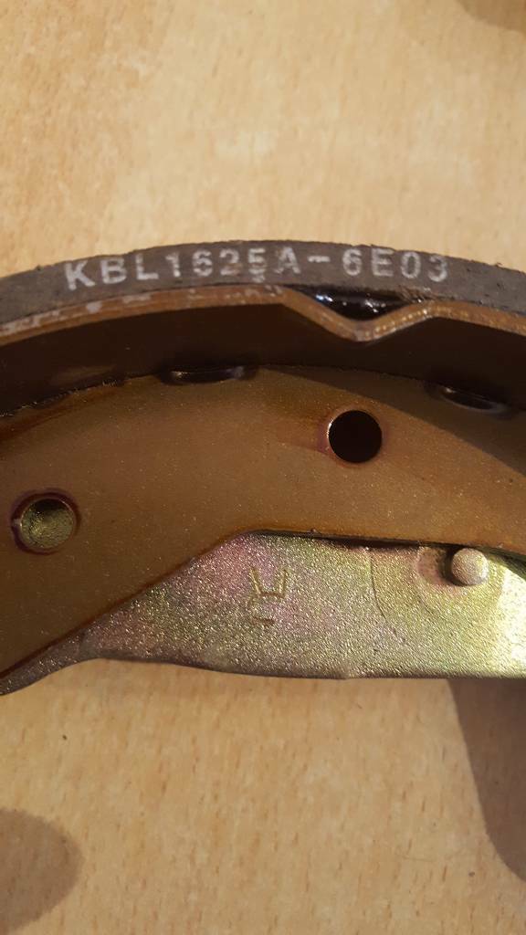 GM Chevrolet Nubira Bremsbacken Satz hinten neu original gm
