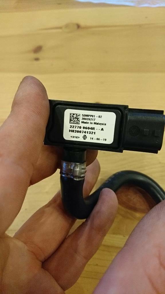 Original Movano B Vivaro A Sensor Abgasdruck mit Anschlussteil Neu