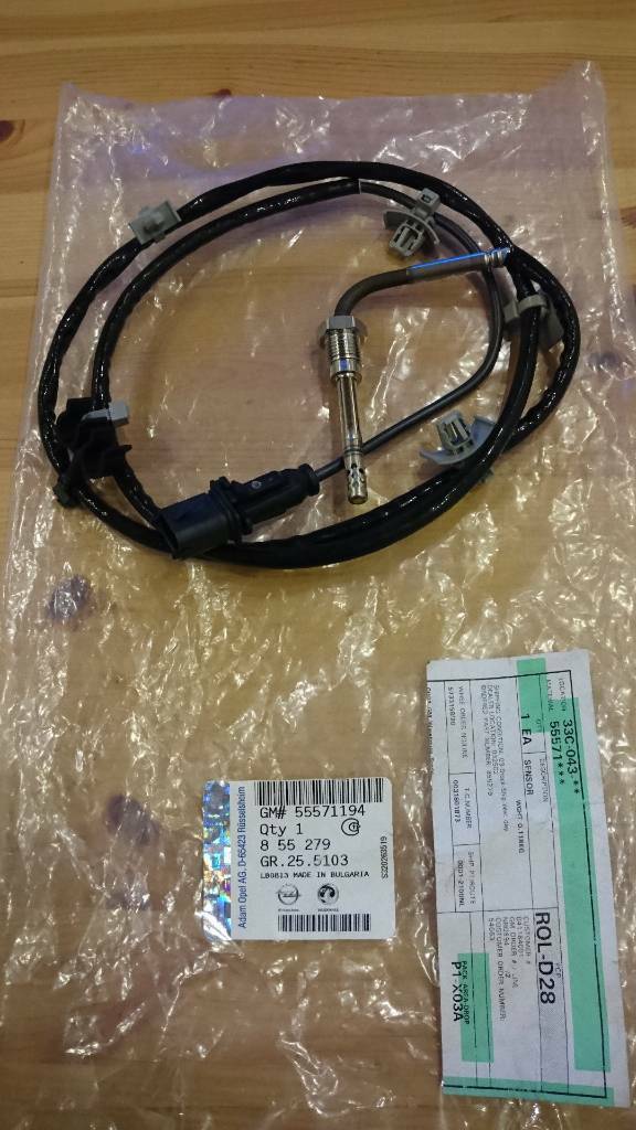 Meriva B Sensor Auspufftemperatur neu original GM