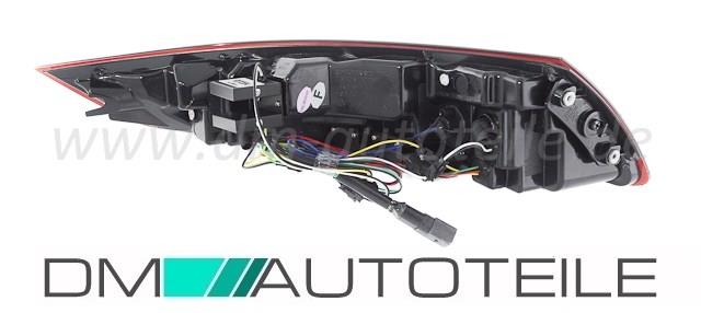 Porsche 997 LED Rückleuchten Set Klarglas-Rot Smoke Bj 04-08 Facelift Design