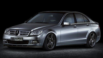 Front Ansatz für MERCEDES C-KLASSE W204 VORFACELIFT schwarz matt