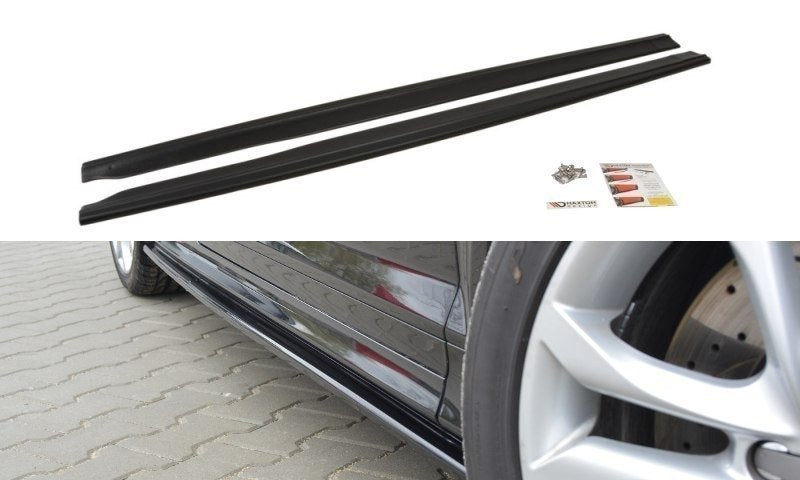Seitenschweller Ansatz für Audi S3 8P / S3 8P FL / RS3 8P schwarz Hochglanz