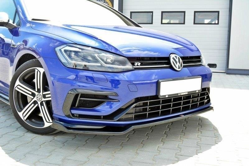 Front Ansatz V.2 für VW Golf 7 R / R-Line Facelift Carbon Look