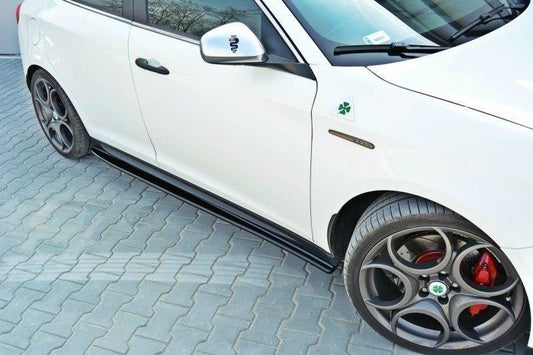 Seitenschweller Ansatz für V.1 für Alfa Romeo Giulietta schwarz matt