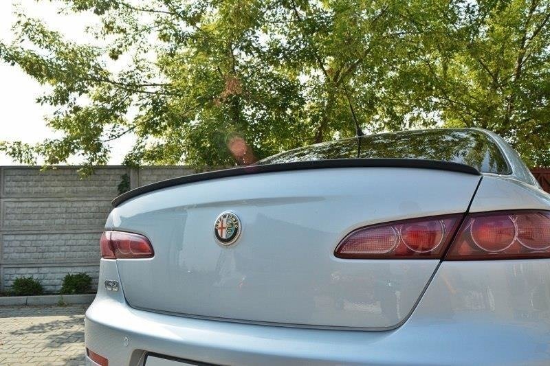 Spoiler CAP für ALFA ROMEO 159 schwarz Hochglanz