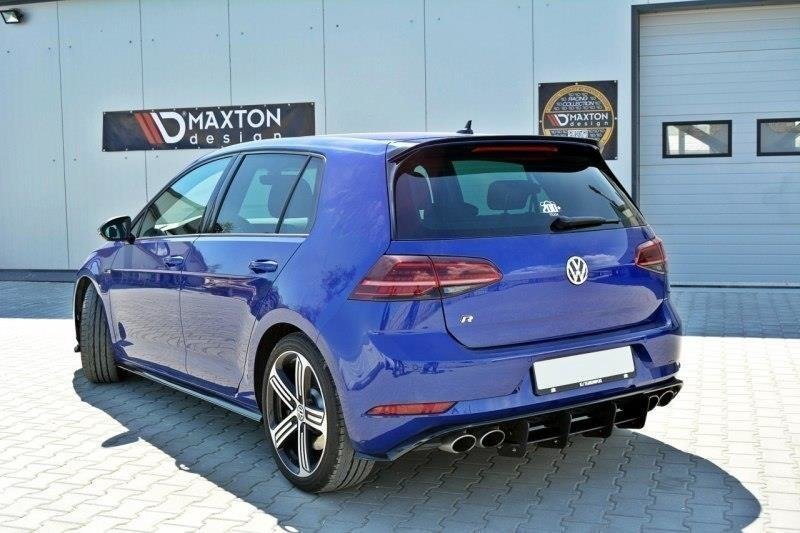 Diffusor Heck Ansatz für Heckschürze für VW GOLF 7 R Facelift