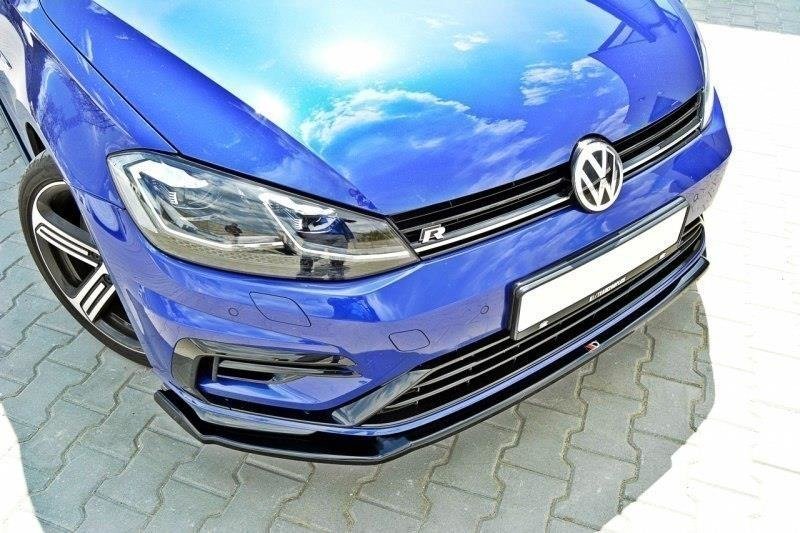 Front Ansatz V.2 für VW Golf 7 R / R-Line Facelift Carbon Look