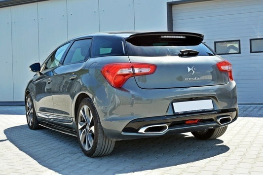 Spoiler CAP für CITROEN DS5 FACELIFT, PREFACE schwarz Hochglanz