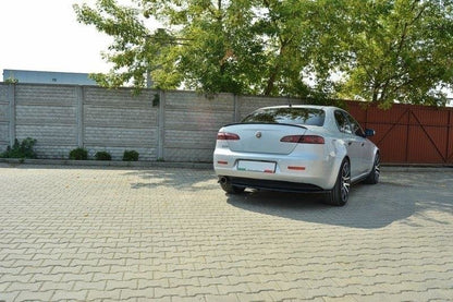 Spoiler CAP für ALFA ROMEO 159 schwarz Hochglanz