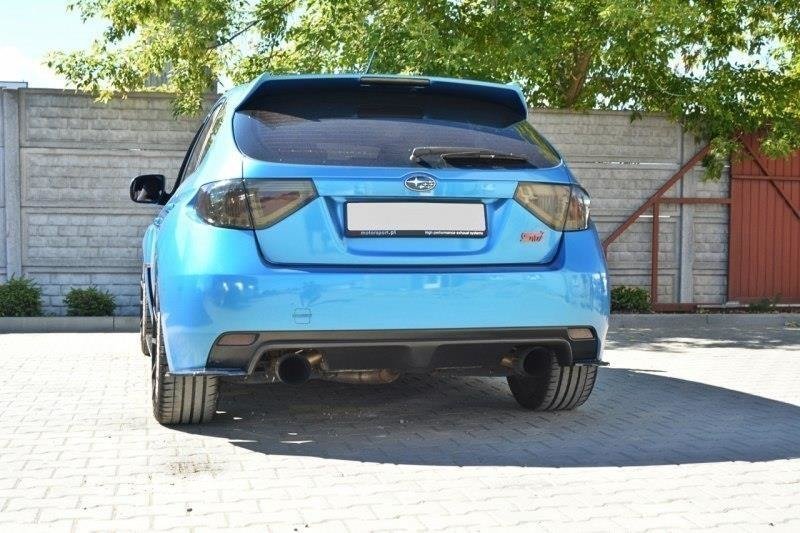 Heck Ansatz Flaps Diffusor für Subaru Impreza WRX STI 2009-2011 Carbon Look
