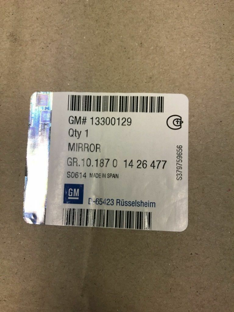 Original GM Opel Zafira C Spiegelglas Links *NEU*