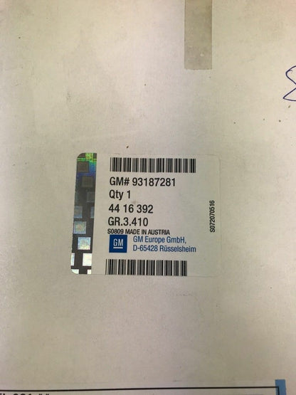 Original GM Opel Movano Luftfilter *NEU*