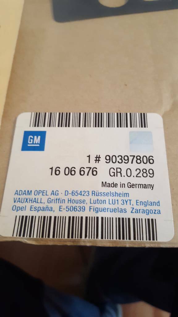 Opel Kadett E Dichtungssatz Zylinderkopf neu original GM