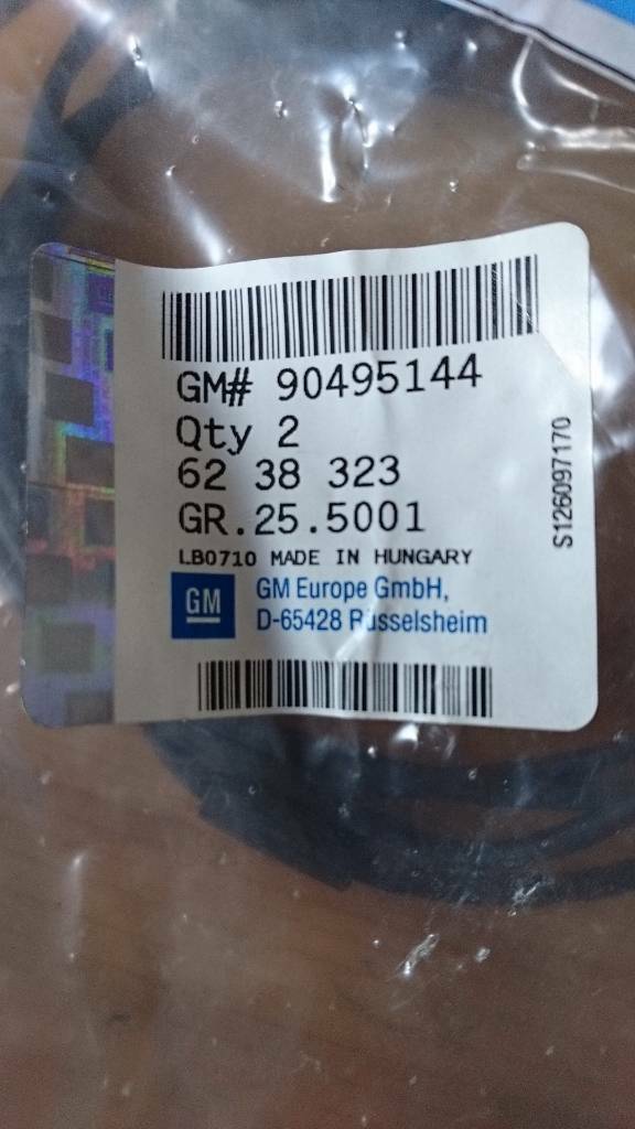 Omega B sensor Bremsbelag warnverschleißkontakt neu original GM